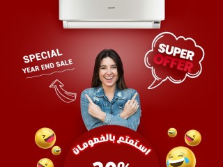 اسعار تكييف شارب 2024 عروض متاحه على تكييفات sharp