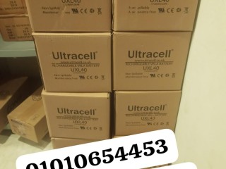 عروض خاصة ع بطاريات ultracell 12v-40ah 01010654453