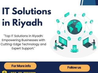 Why IT Solutions in Riyadh Drive Sustainable Business Growth